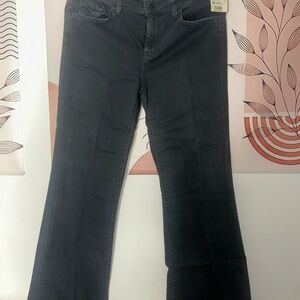 7 For All Mankind Dark Gray Flare Jeans